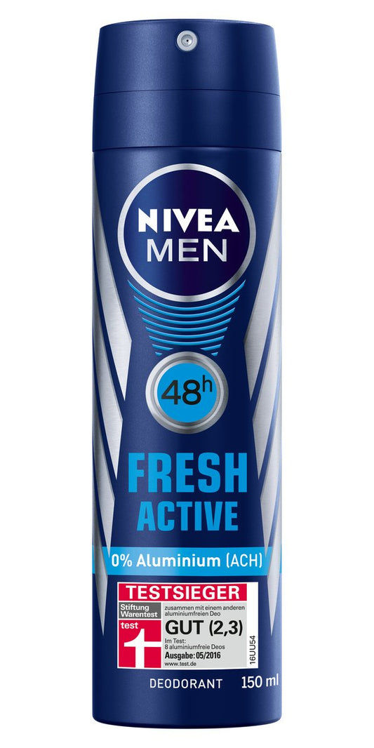 Nivea Men senza Alluminio Fresh Active, Confezione da 6