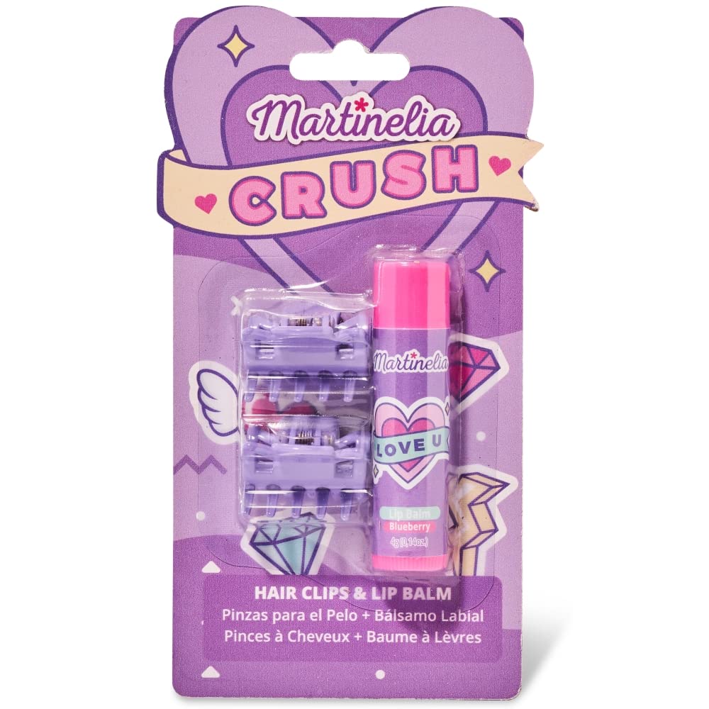 Set 2 pinzette per capelli e balsamo per labbra