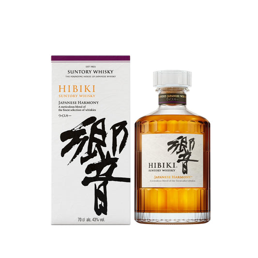 Suntory Whisky Japanese Harmony, da una Raffinata Combinazione dei Più Pregiati Whisky Selezionati, 43° Vol. - Bottiglia da 700ml