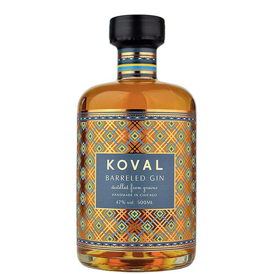 KOVAL BARRELED GIN DISTILLED FROM ORGANIC GRAINS 50 CL