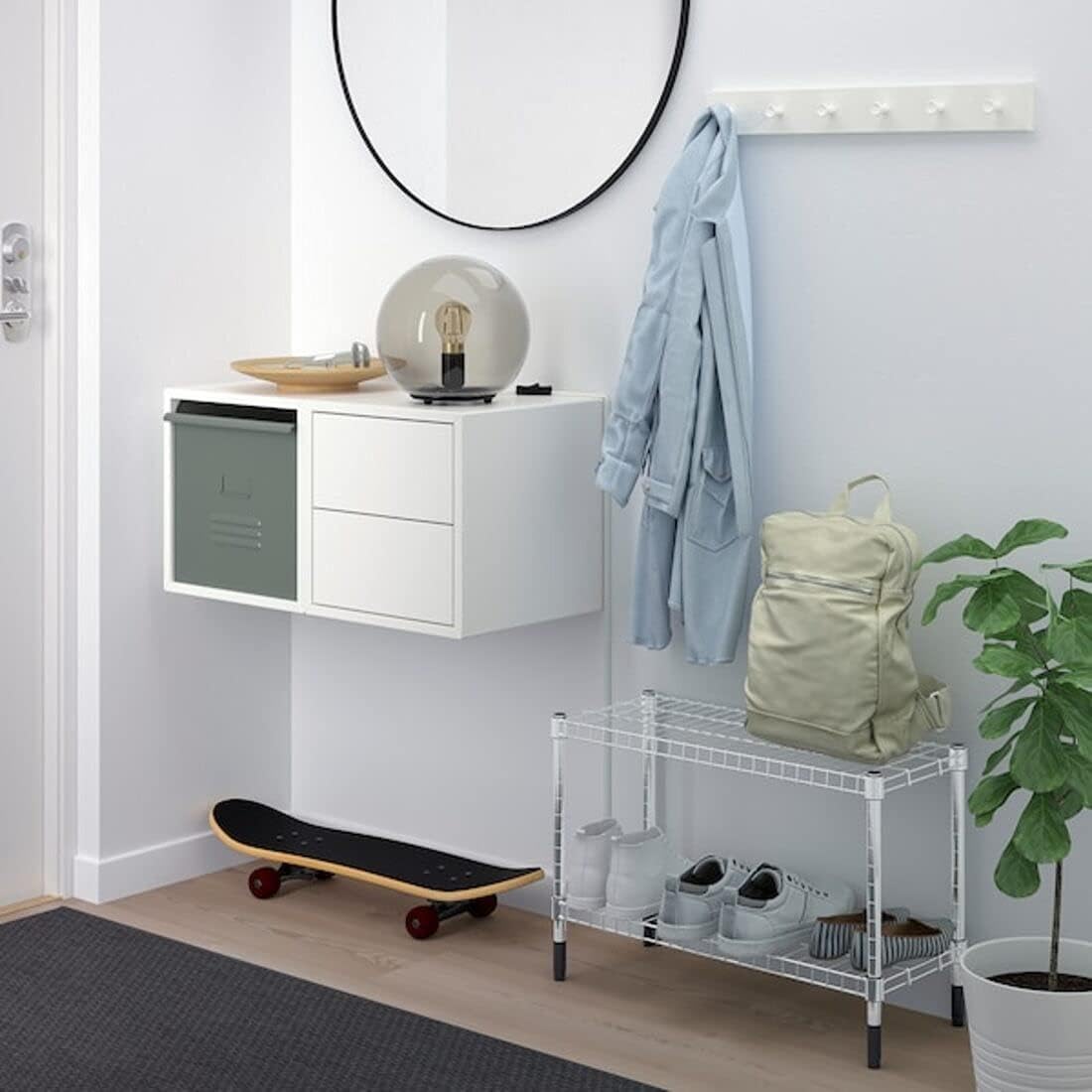 IKEA OMAR Scaffalatura, 60x25x40 cm, zincato