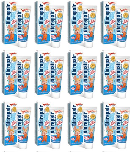 12 X Biorepair Junior Dentifricio specifico per i denti dei bambini offerta