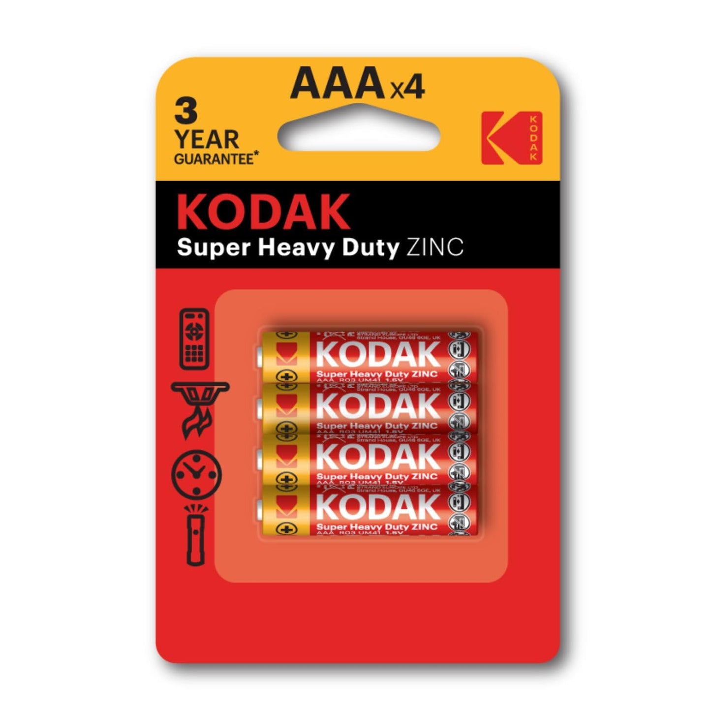 Kodak Papeleria Pack 4 Kodak Batterie R3 AAA