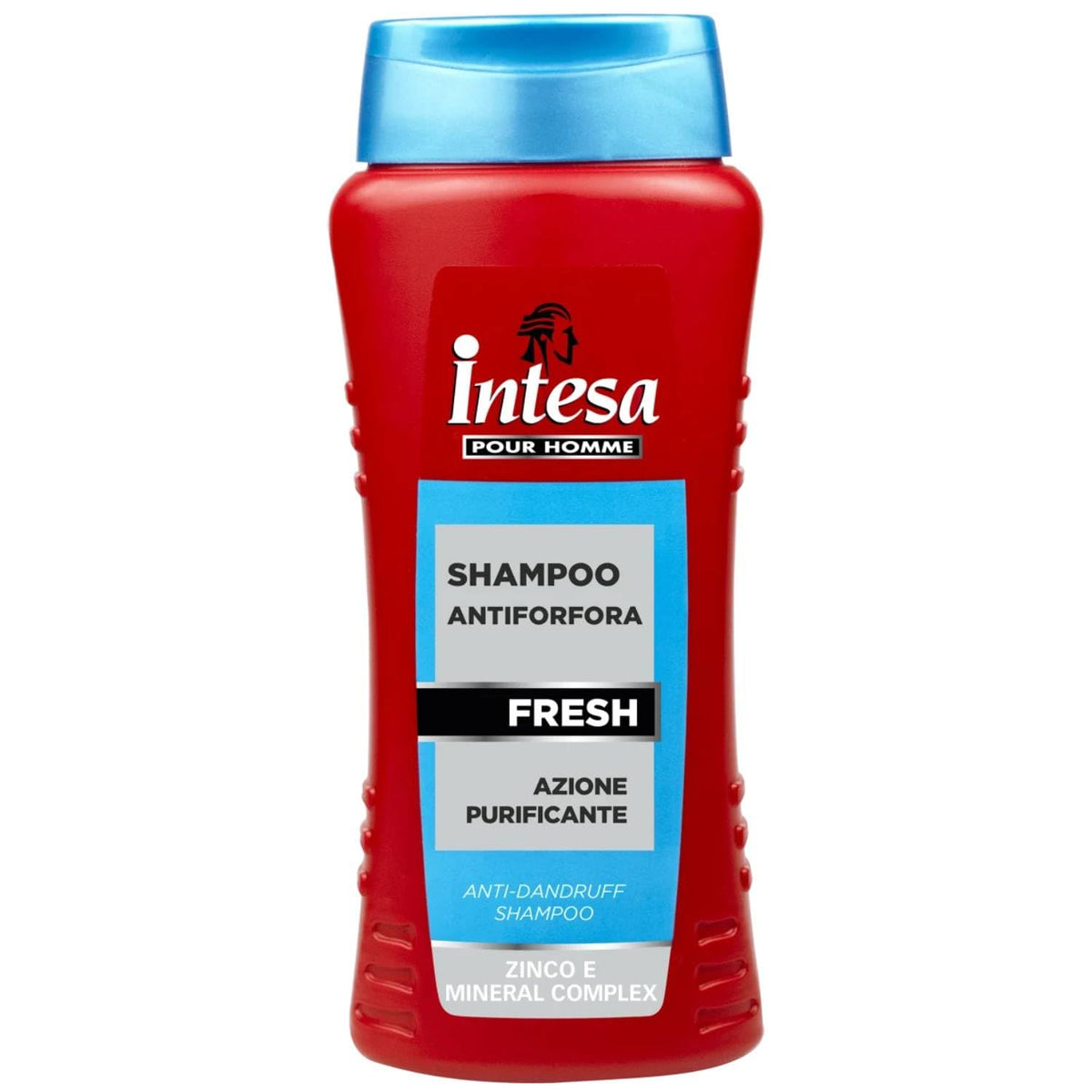 Intesa Pour Homme Shampoo Antiforfora Fresh Uomo 300 ml – Azione Purificante con Zinco e Mineral Complex – Rinfrescante, Uso Quotidiano, Contro la Forfora (1)