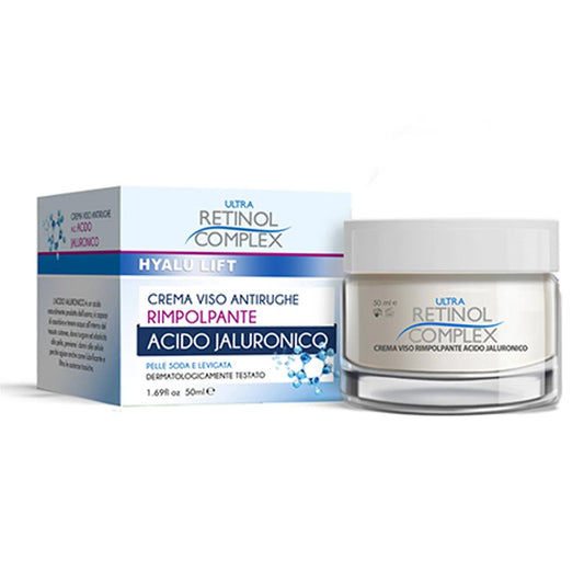 Crema Viso Rimpolpante 50ml All'Acido Jaluronico retinol complex