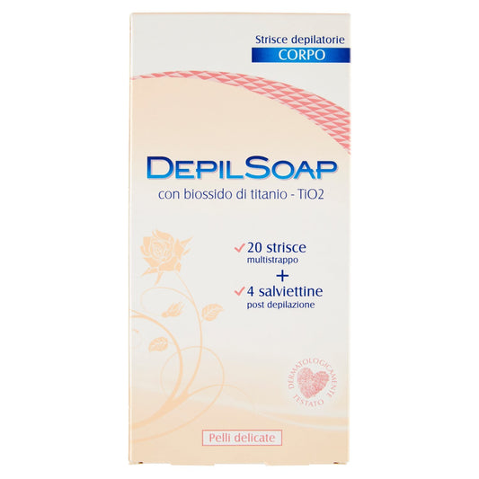 Depilsoap Strisce Titanio Corpo Pz.20 - [pacco da 6]