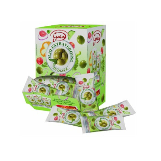 Gaia Olio Extra Vergine di Oliva Confezione da 100 bustine da 10 ml cadauna (1000043158)