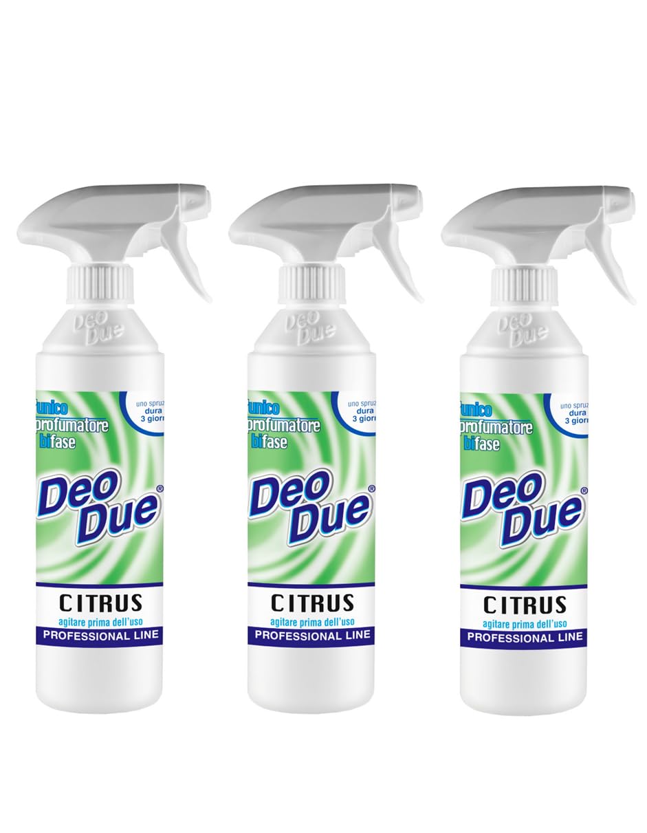 DEO DUE CHIMICLEAN PROFUMATORE CITRUS 500 ML CONFEZIONE DA 3 PEZZI