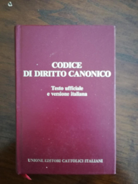 Codice di diritto canonico: testo ufficiale e versione italiana: sotto il patrocinio della Pontificia università lateranense e della Pontificia università salesiana.