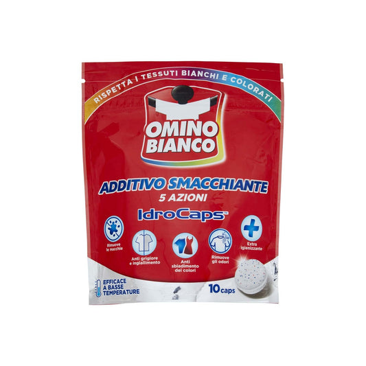 Omino Bianco Omino B.Addit Idrocaps, 12pz