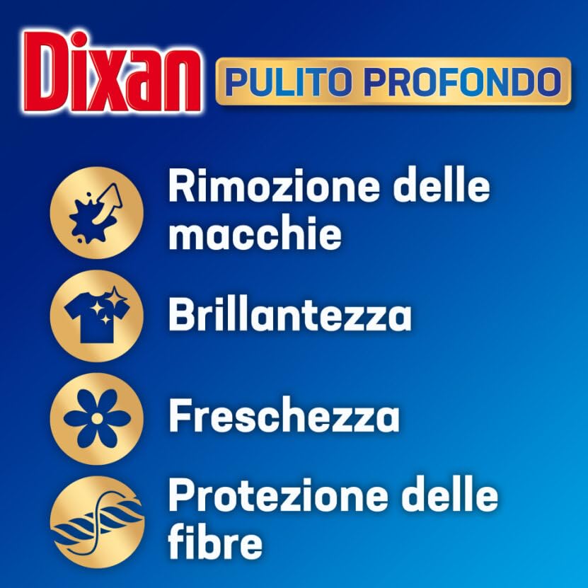 Dixan Expert Detersivo Lavatrice Liquido, 2 Confezioni Smacchiante + 3 Confezioni Igiene, 5 x 20 lavaggi - 100 Lavaggi. Rimuove le macchie da 20°C