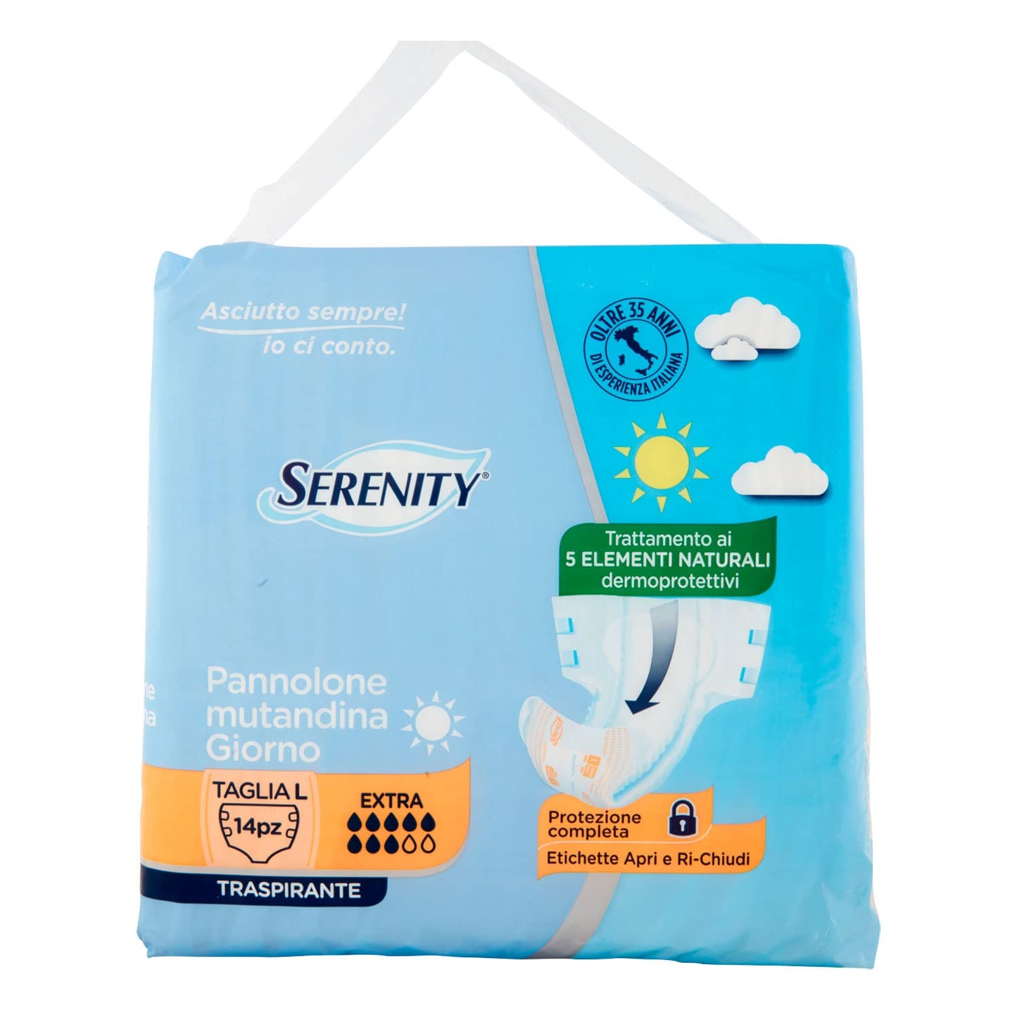 Serenity Pannolone Mutandina, Confezione da 14