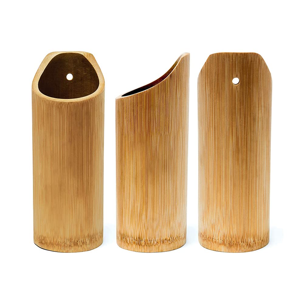 CG94 Set 4 Mestoli in Bamboo con Contenitore