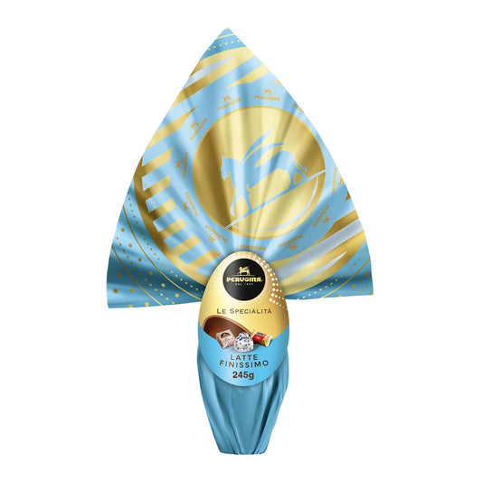 PERUGINA Uovo di Pasqua 2025 Cioccolato al Latte con 3 Cioccolatini 245g