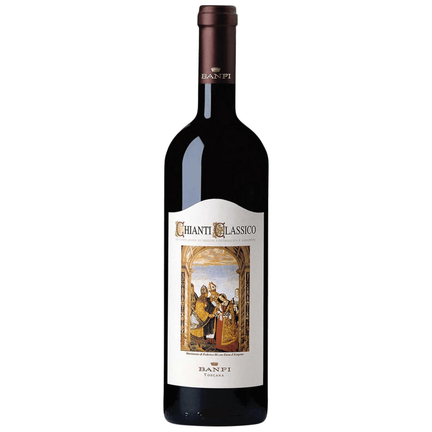 Banfi | Vino Rosso Chianti Classico DOCG | Annata 2024 | Confezione da 6 Bottiglie da 750ml
