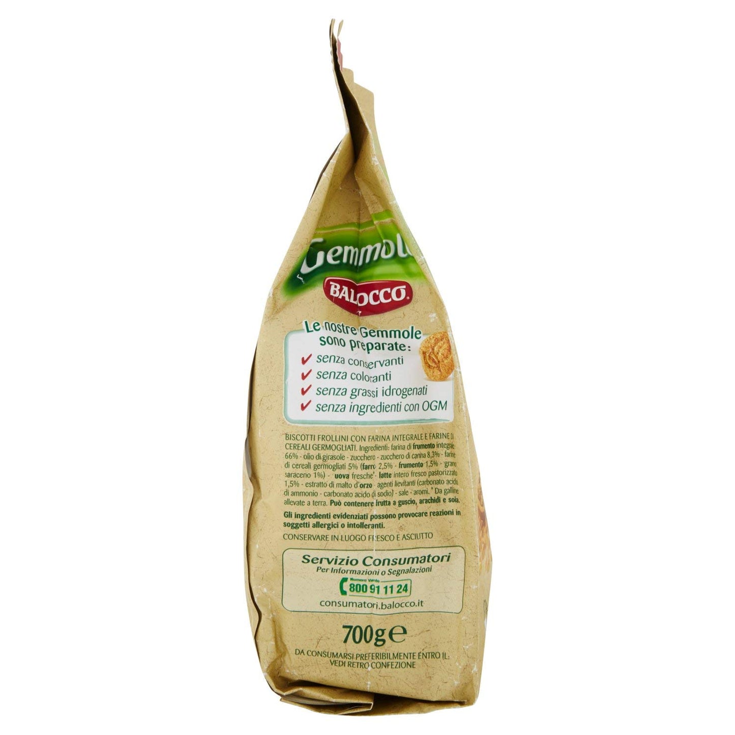 Balocco 150827 Biscotti Gemmole, 700 gr