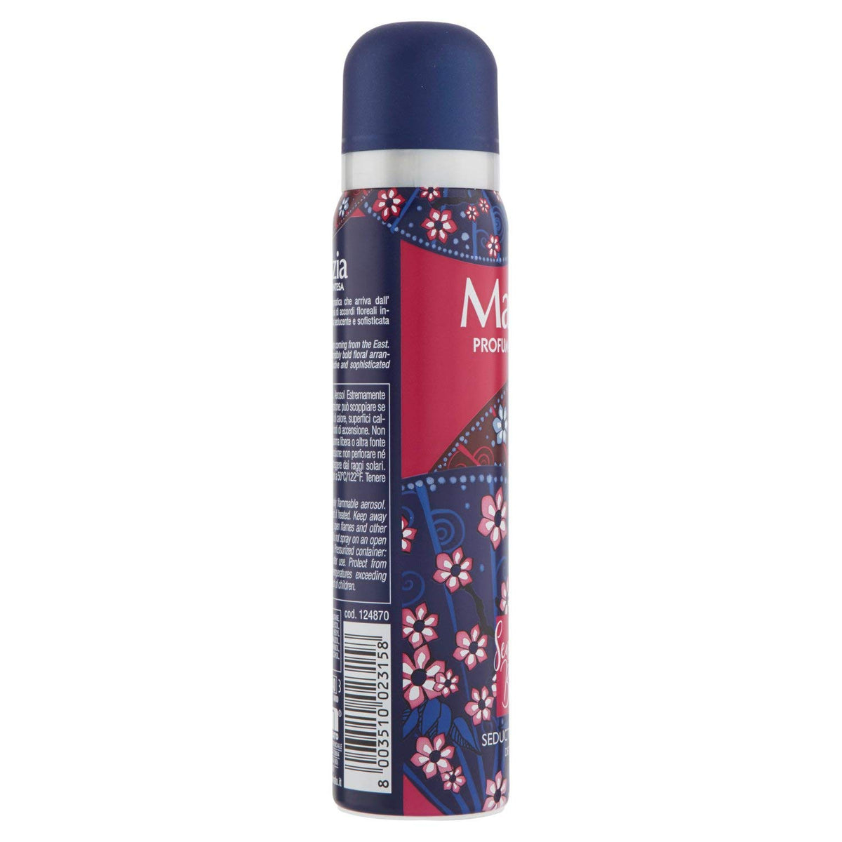 Malizia Deo Spray Seduction Blue Ml.100