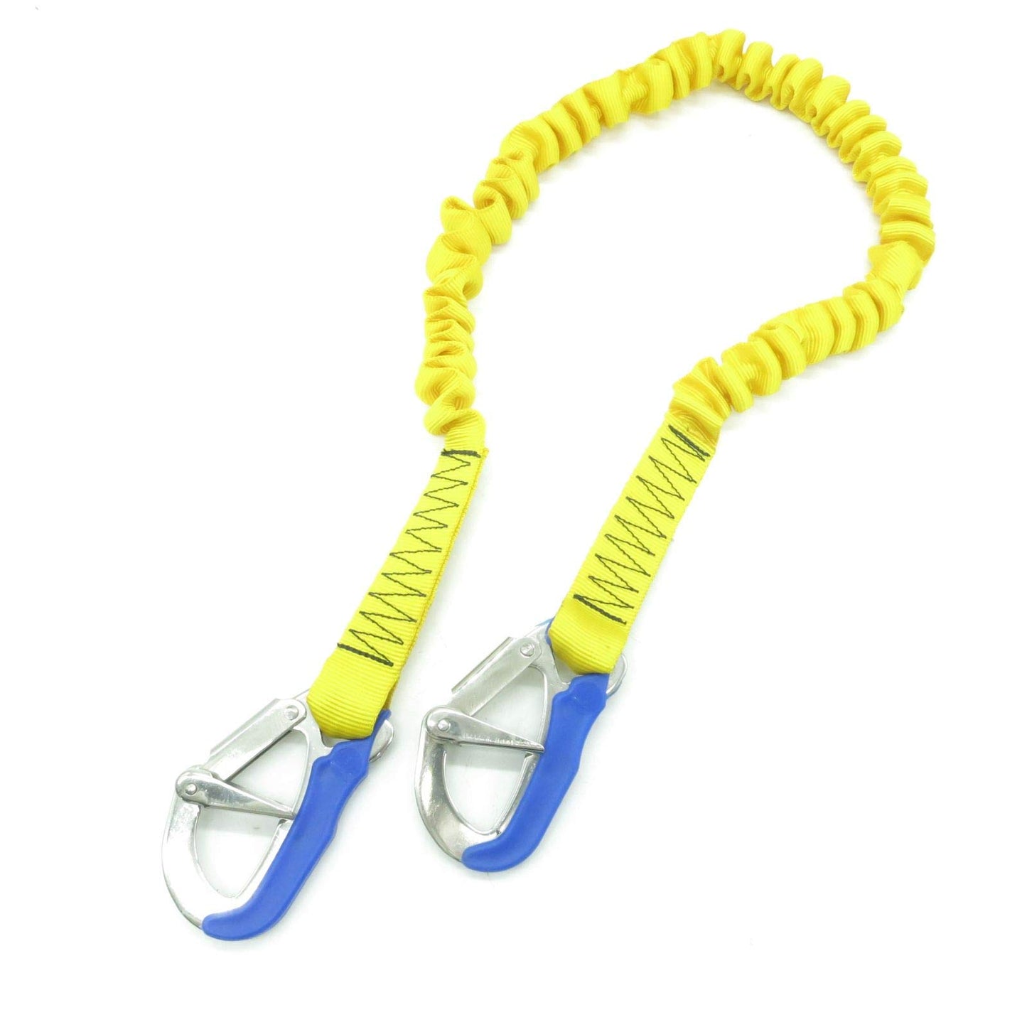 Trem-Cinghia Elastica Ombelicale Due Moschettoni Omologata CE Tenuta Kg: 2000 L cm: da 100 a 190