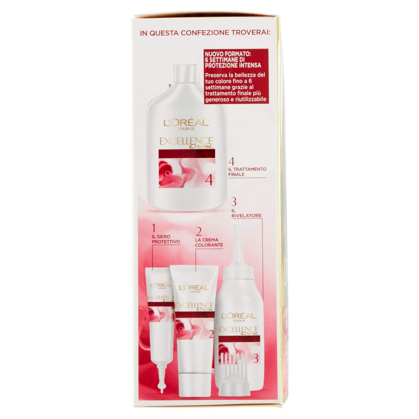 l'Oréal Paris Excellence Crema Colorante Triplo Trattamento Avanzato, 7 Biondo - 1 Pacco