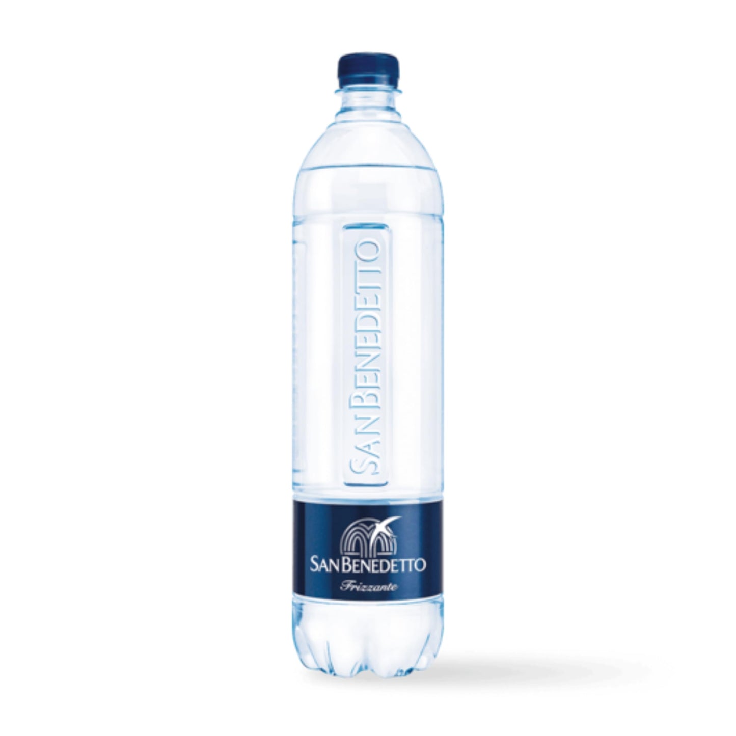Acqua San Benedetto Tower Frizzante 1l | Acqua Minerale Frizzante Tower Icon Fonte Benedicta | Confezione da 12 Bottiglie di PET da 1000ml