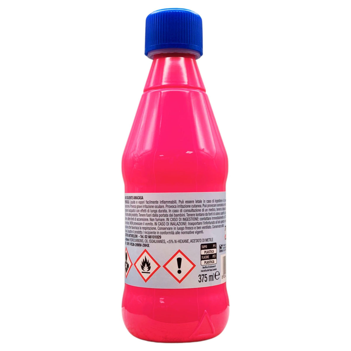 Avio SOLVENTE SMACCHIATORE, Dotato Di Un Notevole Potere Solvente Per Oli e Unto. Prodotto Di Normale Impiego Per La Pulizia Di Tessuti, Plastica e Gomma. Flacone Rosa 375ml (12 Flaconi)