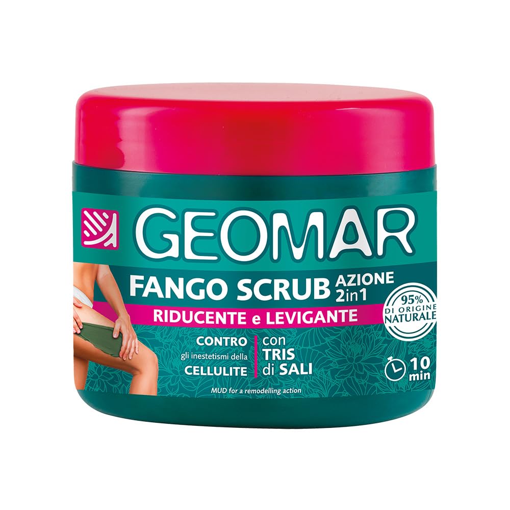6 x GEOMAR Fango Scrub A/Cellulite Az.Lipolitica&Esfolian.600 Gr