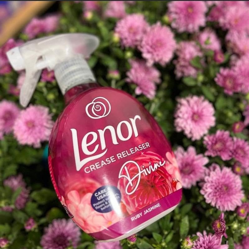 Lenor spray antipiegarimuove le pieghe dai tessuti profumatore per vestiti a gelsomino scarlatto 500 ml