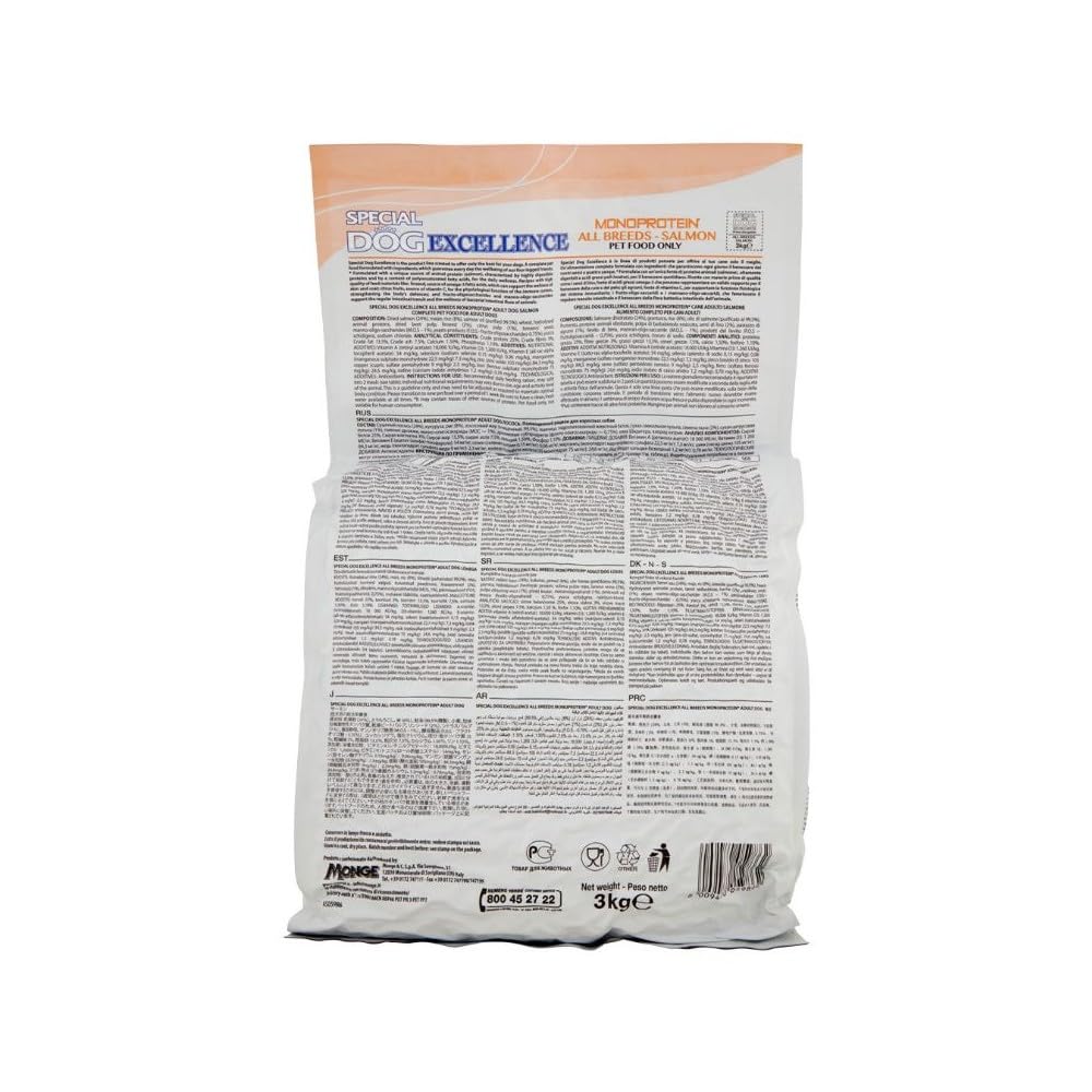Special Dog Excellence Monoproteico all Breeds Salmone, 3000g