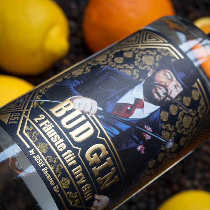 Bud Gin 2 Fäuste for Dry Gin by Josef Bavarian 40% Vol. 0,5l