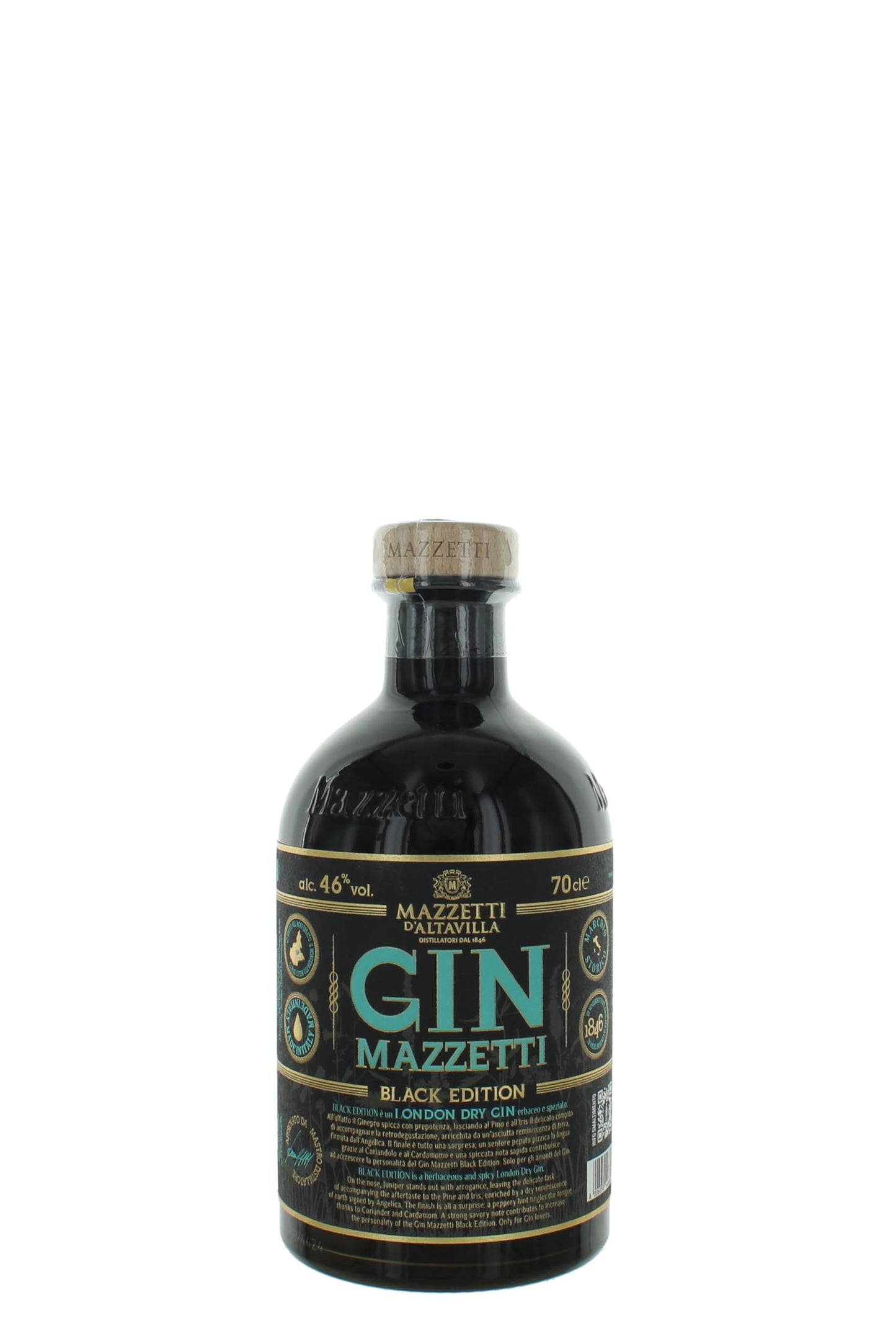 Mazzetti d'Altavilla Gin Black Edition 700 ml