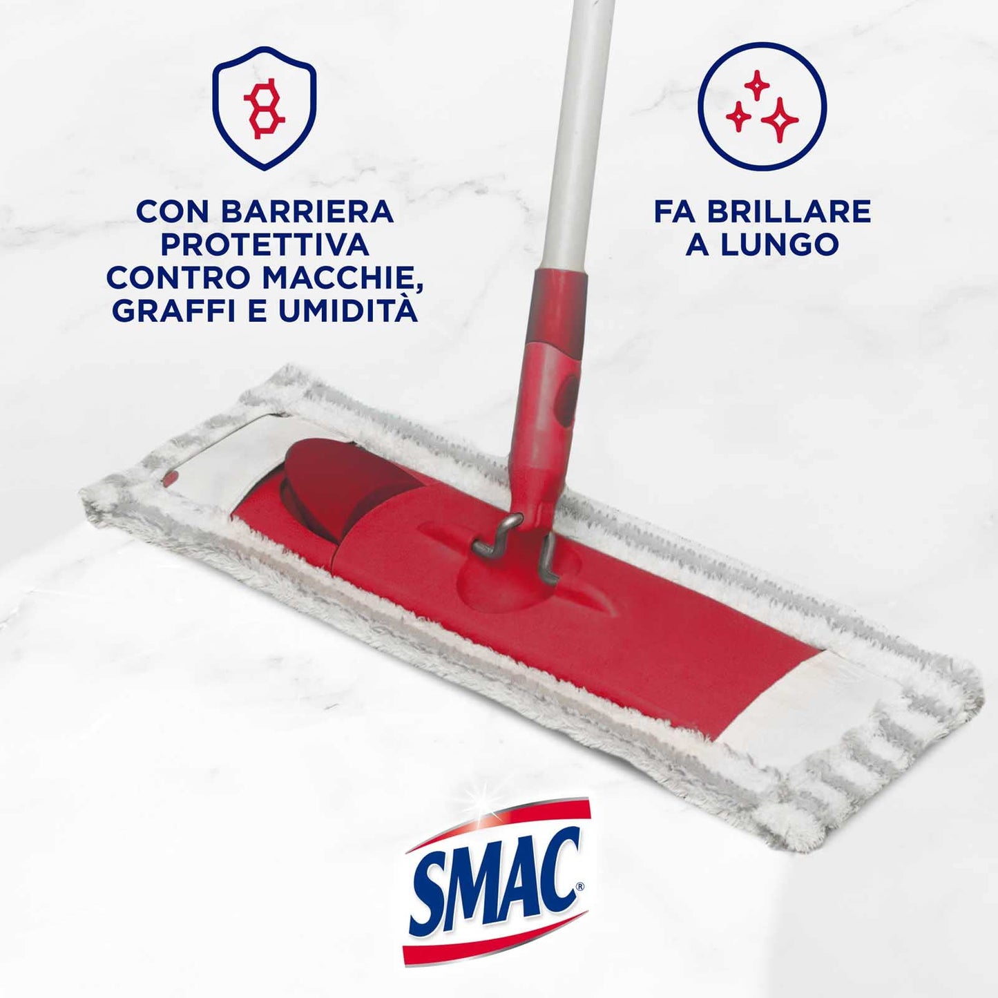 Smac - Tot Giallo Lavaincera, Detergente Pavimenti Pregiati in Ceramica, Marmo e Parquet, con Cera di Carnauba, 1000ml x 3 Pezzi