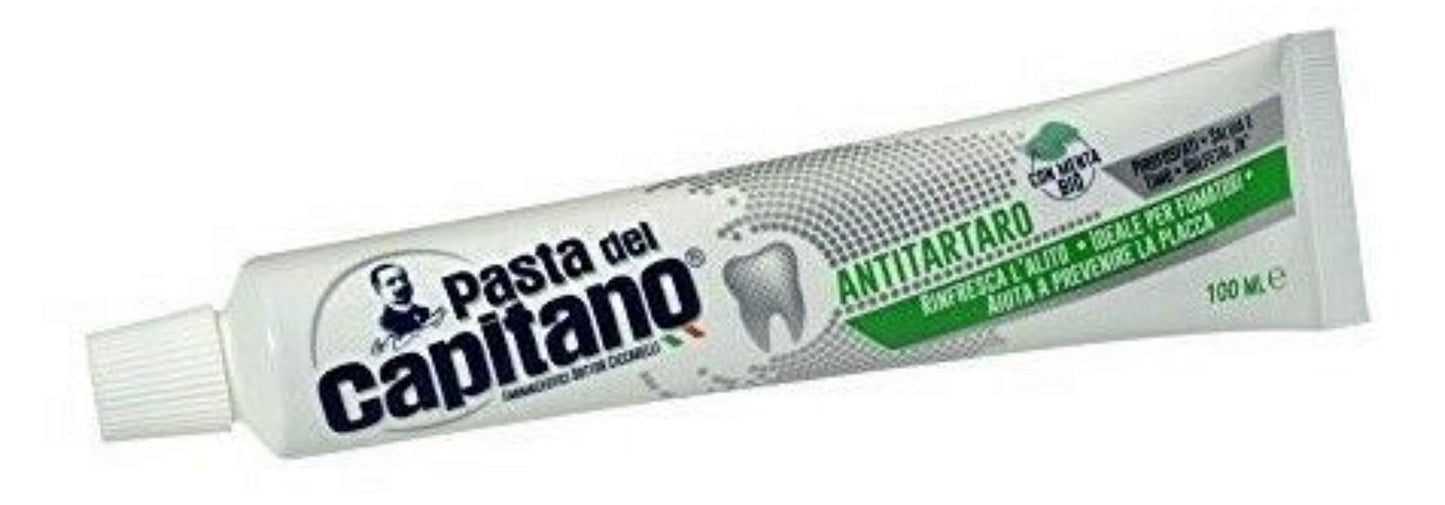 Pasta del Capitano Antitartaro Dentifricio 100ml 3oz, Confezione da 4