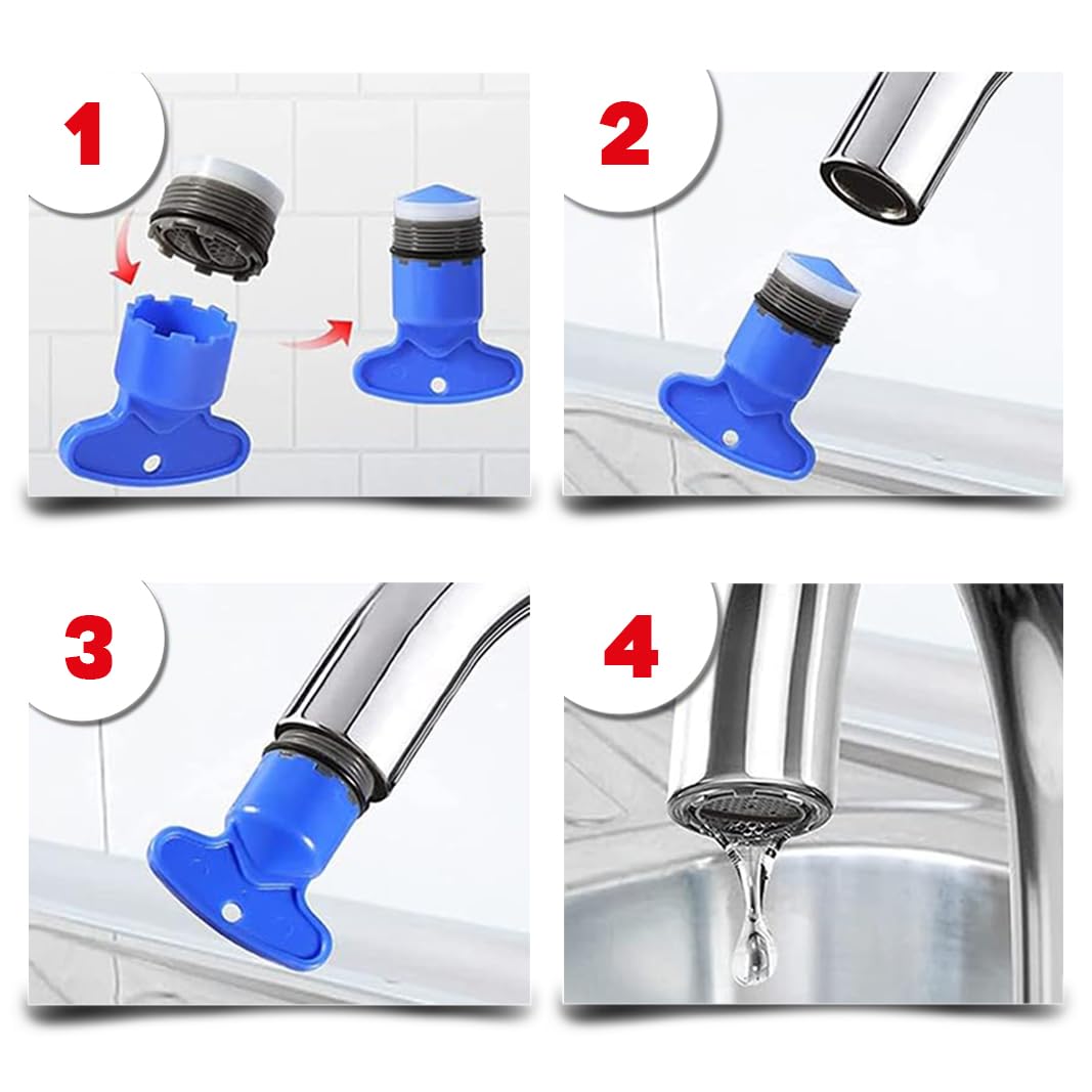 CG94 - Kit Areatore Piatto Scomparsa M.23,5X1 C/Chiave H.15 Busta Appendibile