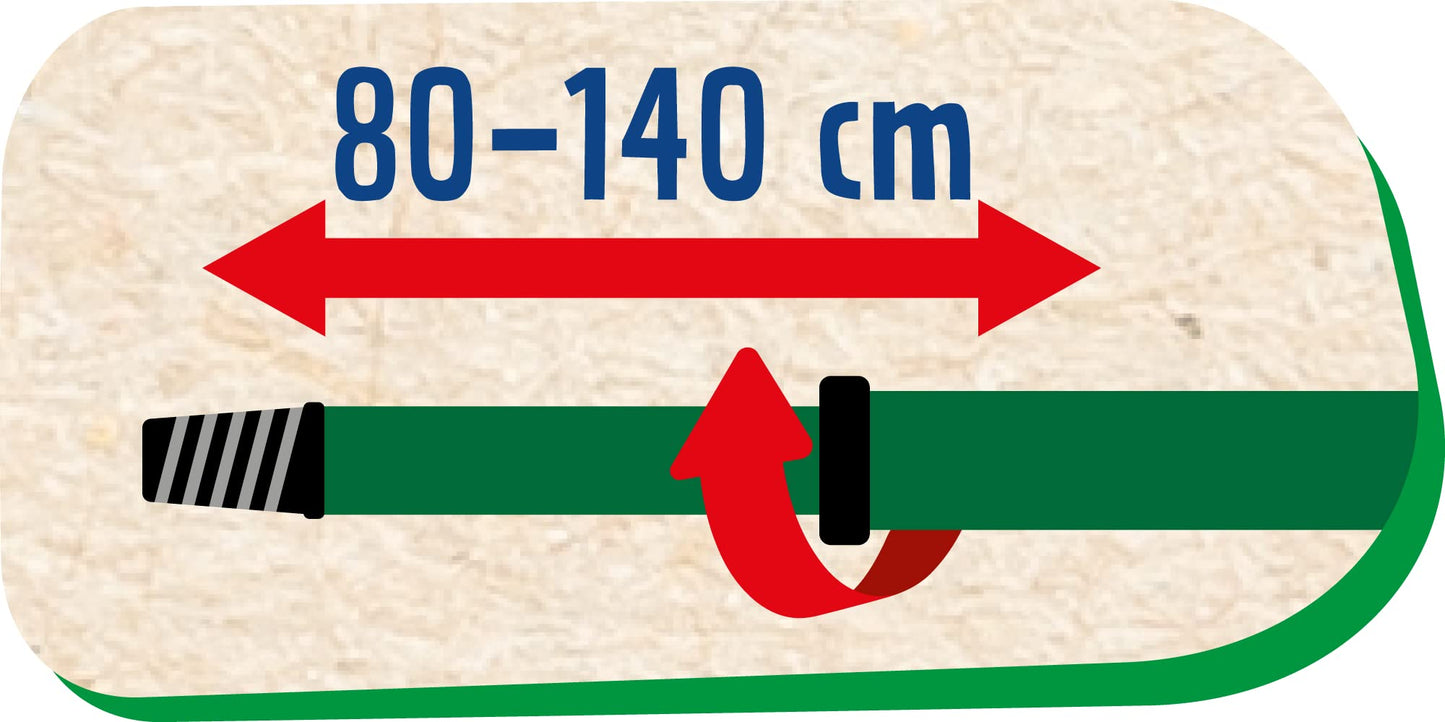 Spontex Eco Green Scopa Indoor, per interni in materiali riciclati al 100%, con manico telescopico, 2 diversi tipi di setole, 19800209
