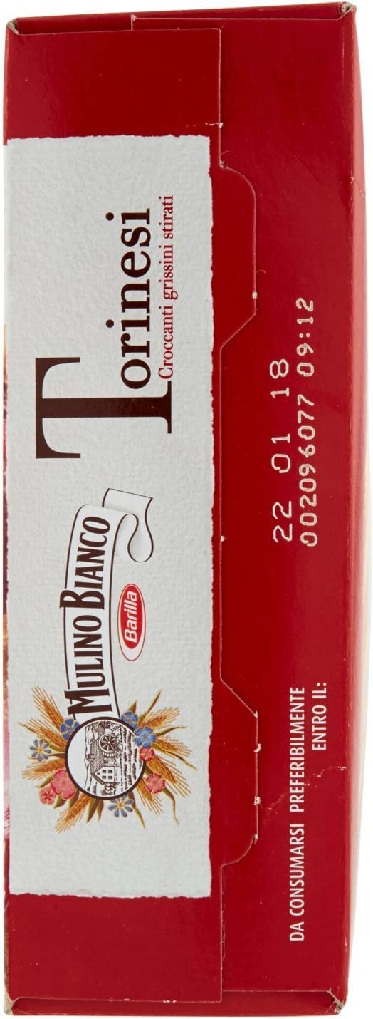 3x Grissini Torinesi Italian Dried Bread Sticks 280g Mulino Bianco Barilla