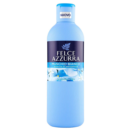 Felce Azzurra Paglieri Muschio Bianco Schiuma da bagno, 3 x 650 ml