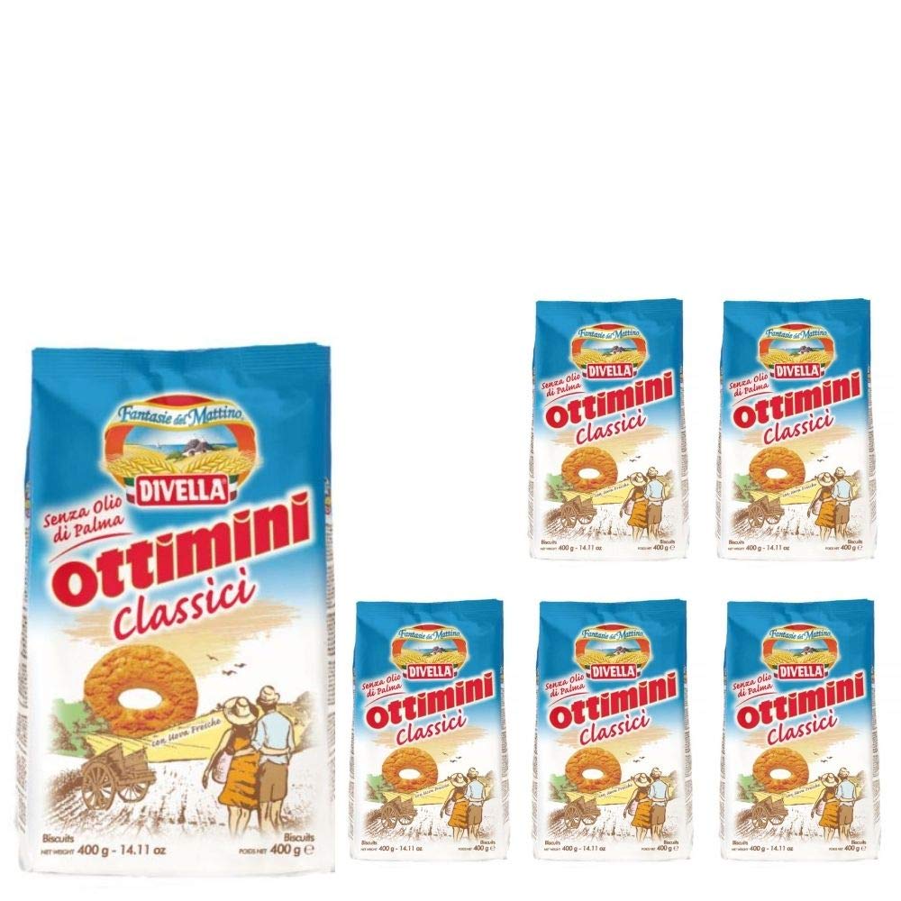 Divella Ottimini Classici 6 Confezioni da 400 grammi Ciascuna
