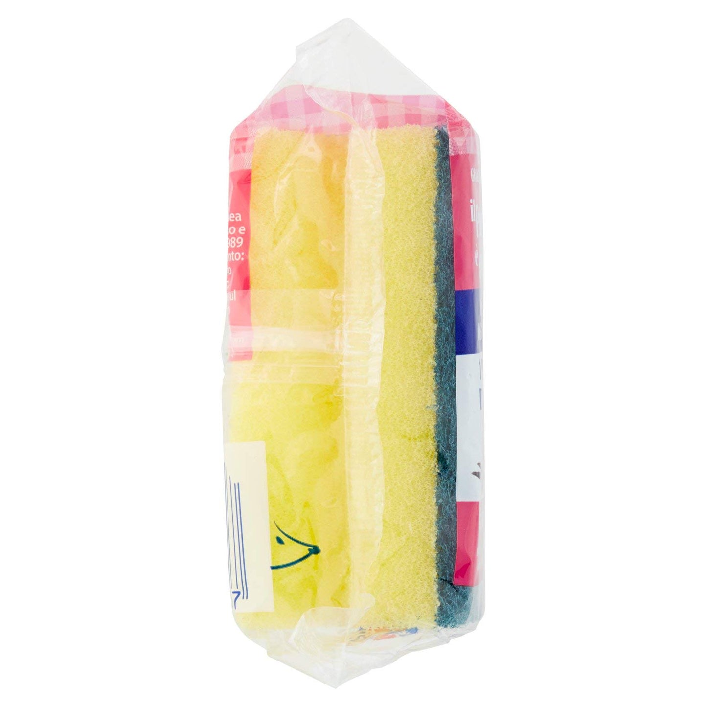 Spontex universale – Set da 3 spugnette abrasive SALVAUÑAS con fibra di estratti minerali, colore: verde – [Confezione da 8]