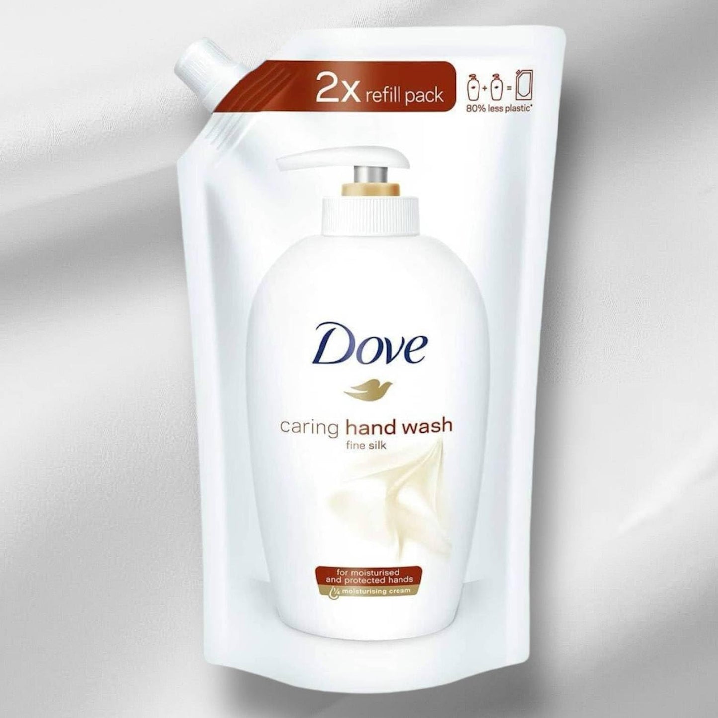 Dove Eco-Ricarica Sapone Liquido Mani Corpo Viso Seta Preziosa 500ml (30)