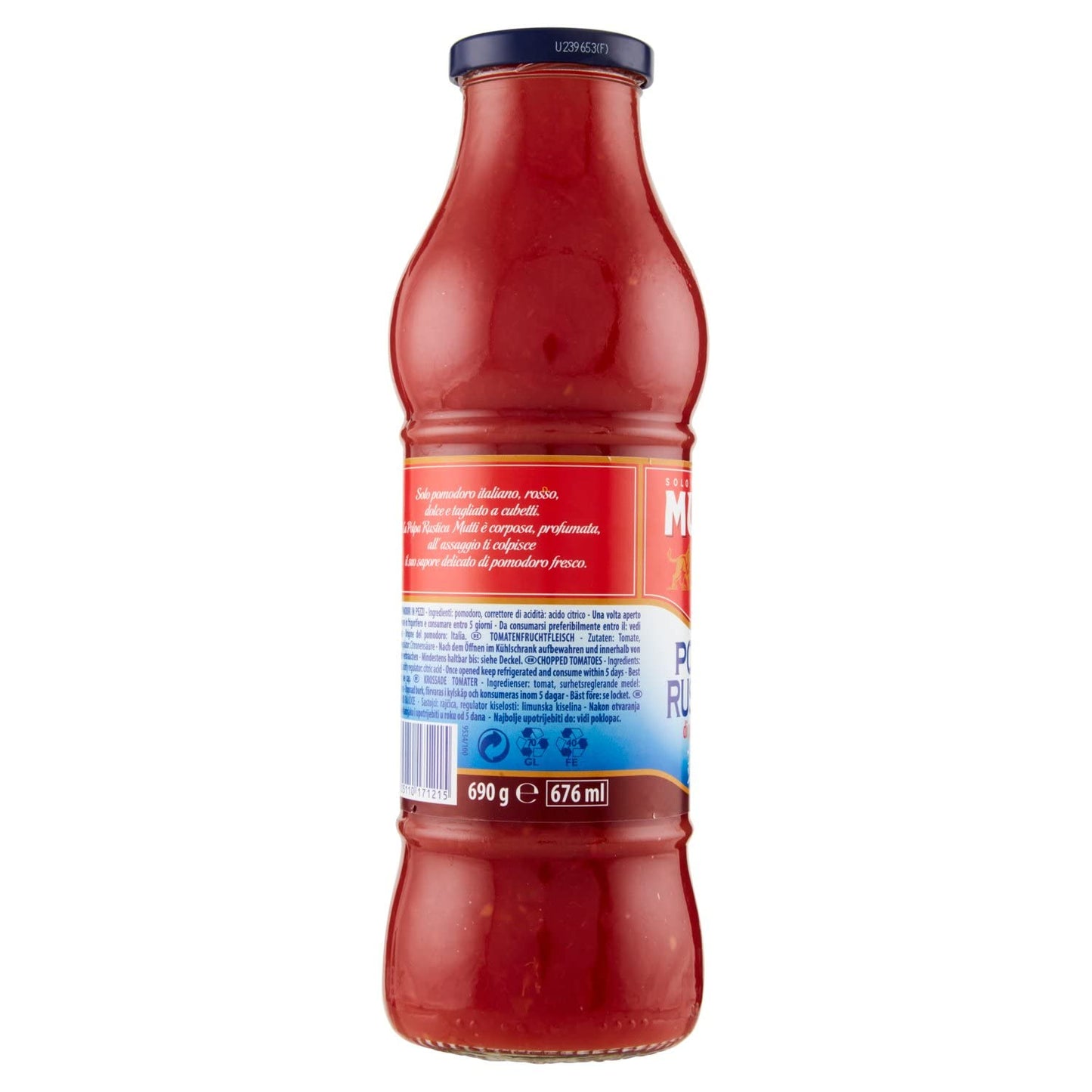 Mutti Polpa a Pezzi di Pomodoro, 690g