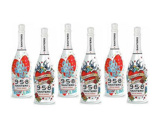 SANTERO 958 COLLEZIONE FOREVER LOVE ROSSO DOLCE 75 CL - 6 BOTTIGLIE