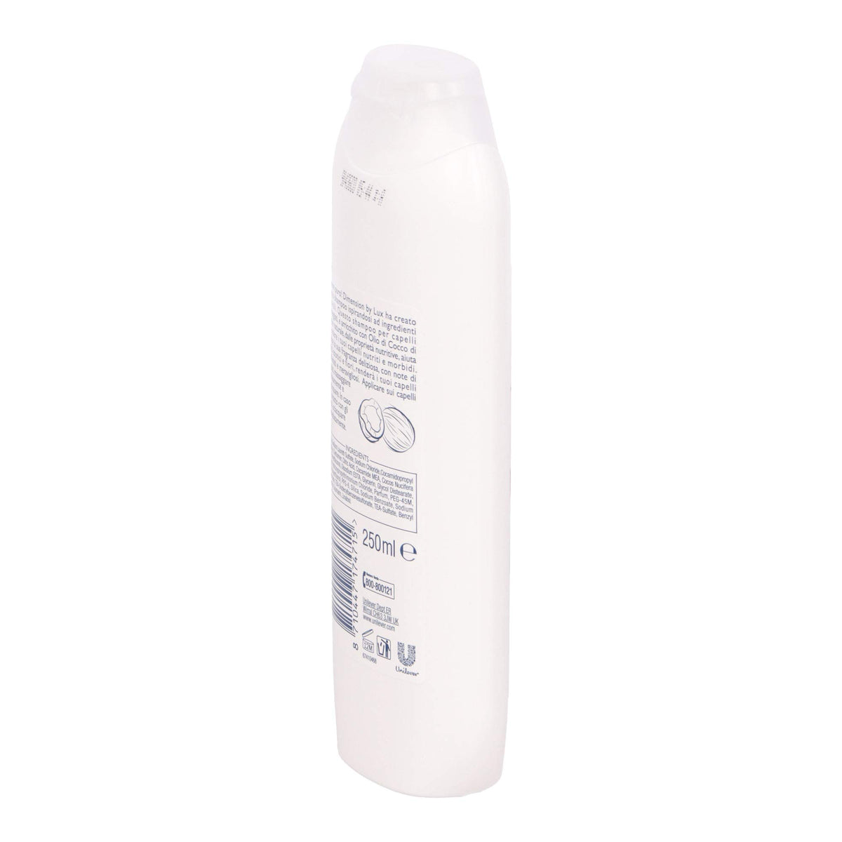 Lux Dimension Shampoo 2in1 New, Trasparente, Cocco, 250 Millilitro