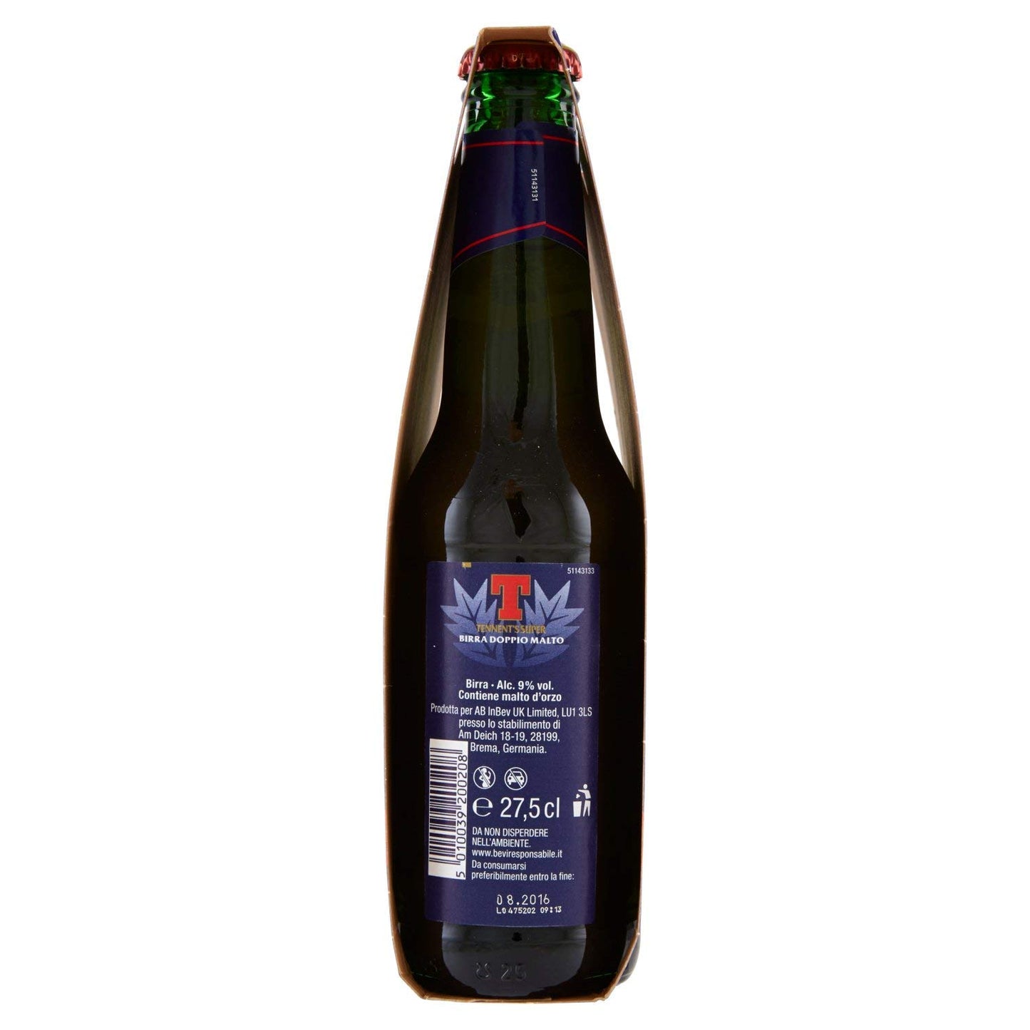 Tennent's Super Birra Doppio Malto - Pacco da 3 x 275 ml