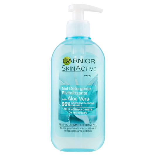 Garnier Skinactive - Gel Detergente Rivitalizzante Con Aloe Vera - 200 ml