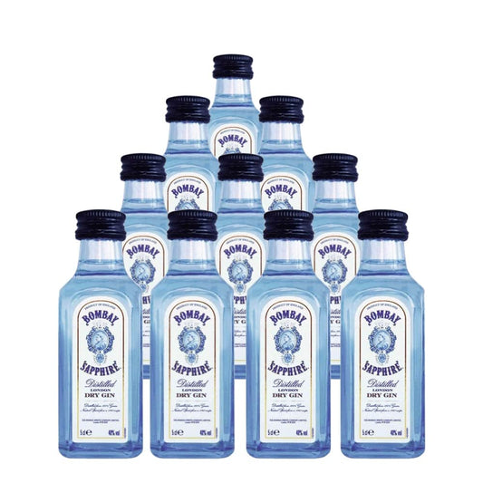 Bombay Sapphire Premium London Dry Gin, 10 x 5 cl Pack