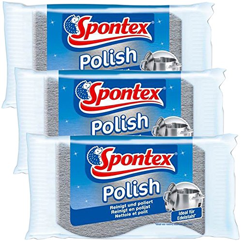 Spontex 19321001 Acciaio Inossidabile Putzer (Confezione Doppia)