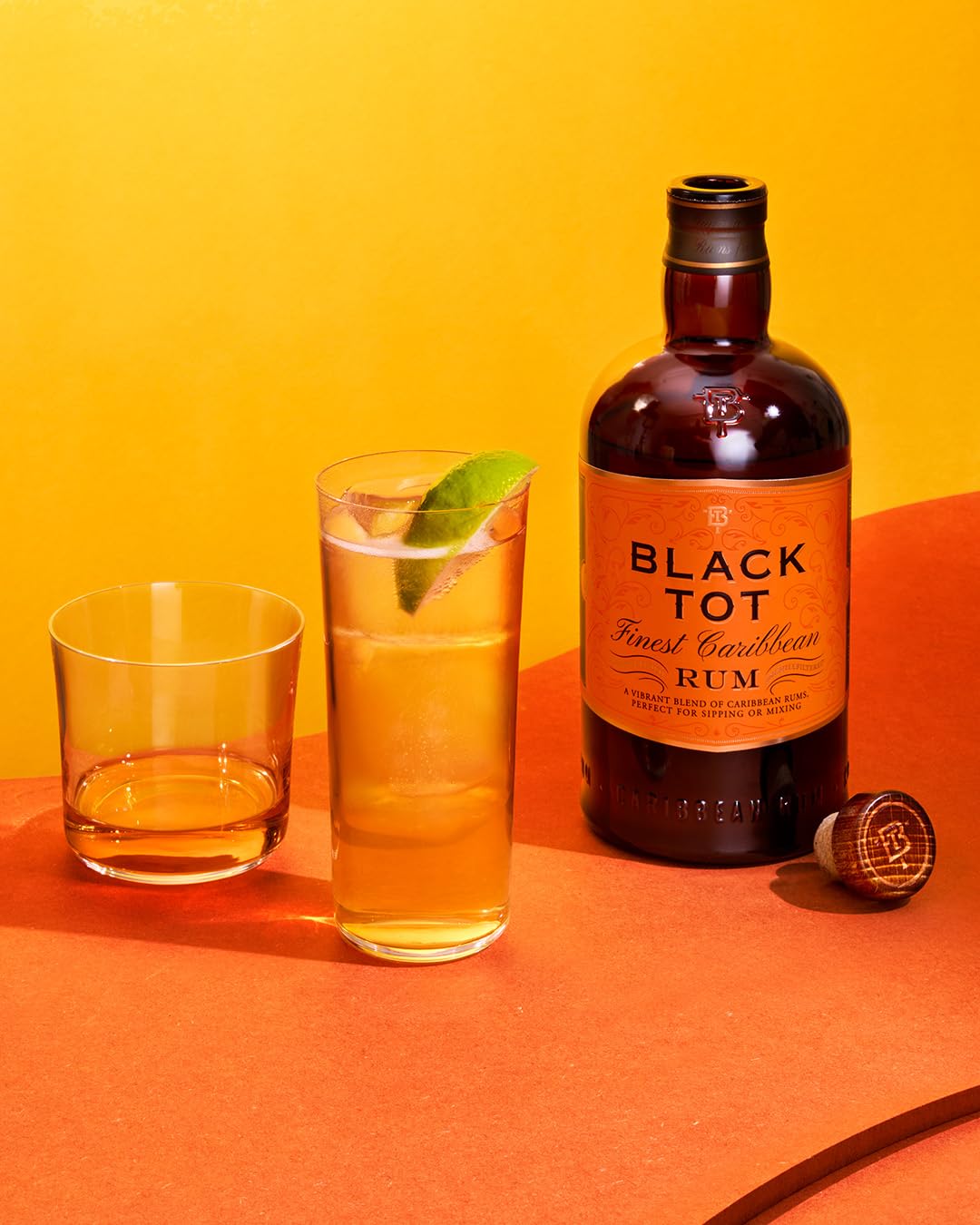 Black Tot Caribbean Rum - 700 ml, con astuccio