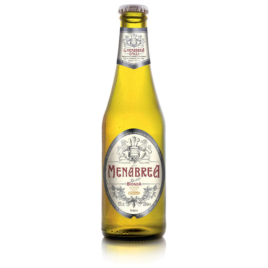MENABREA - La 150 - Birra Bionda - Cartone Da 24 Bottiglie - 330 ml