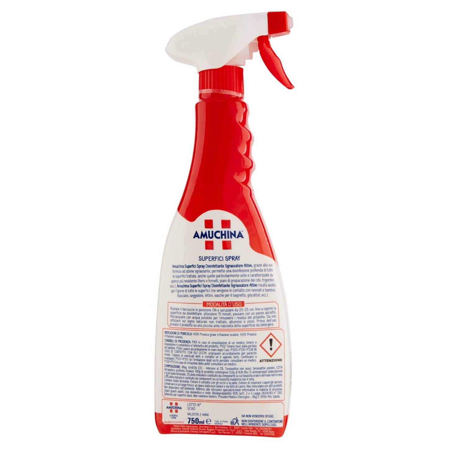 Amuchina Detergente Sgrassatore, 750ml