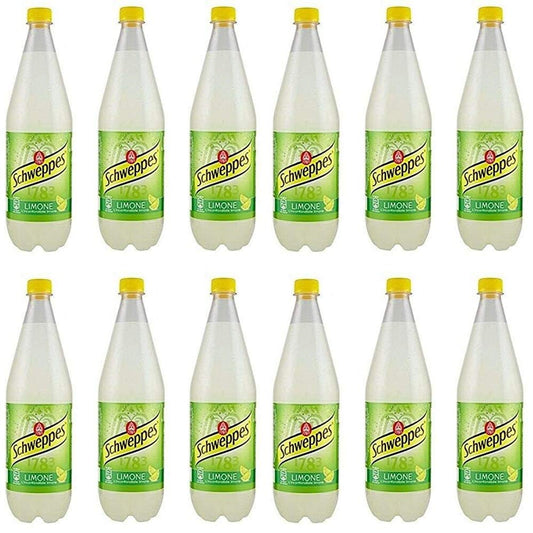 Schweppes - Bevanda analcolica rinfrescante al limone, limone, limone, limone, limone, limonata, PET